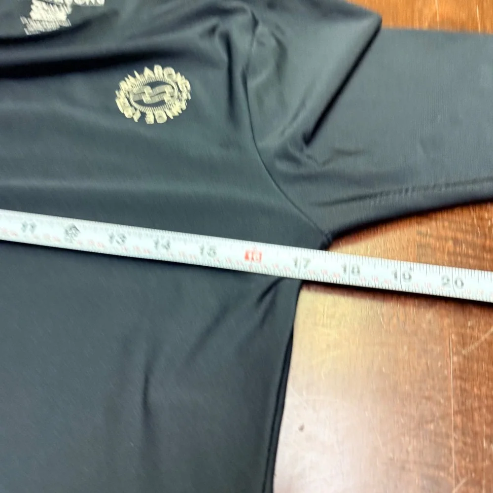 Billabong Rash Guard Kids‎ Large Black Long Sleeve UV Protection Sun Swim Shirt